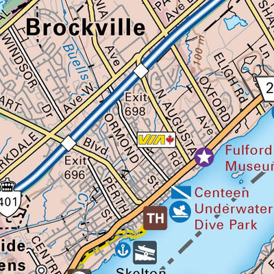 CCON32 Brockville - Cottage Country Ontario Topo Preview 3