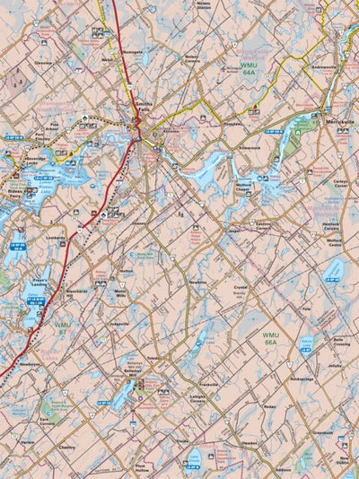 CCON45 Smiths Falls - Cottage Country Ontario Topo Preview 1