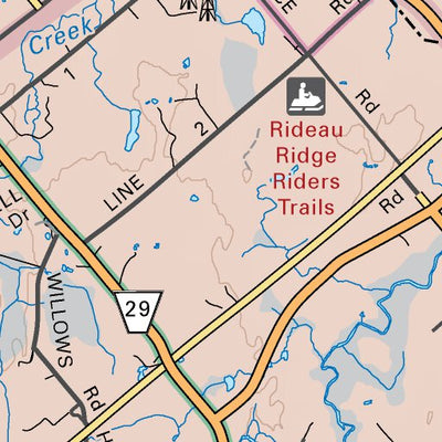 CCON45 Smiths Falls - Cottage Country Ontario Topo Preview 2