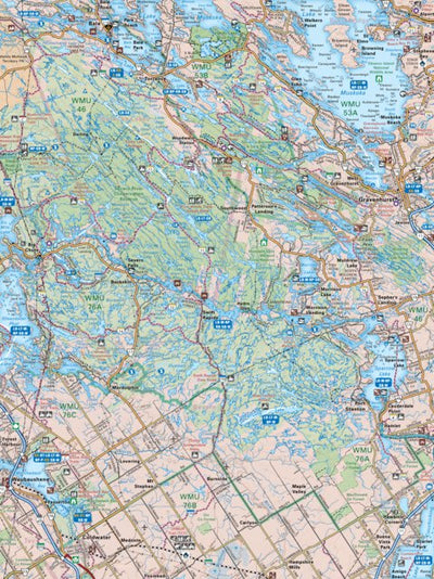 CCON35 Gravenhurst - Cottage Country Ontario Topo Preview 1