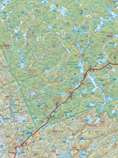 CCON70 West Gate – Algonquin Park - Cottage Country Ontario Topo Preview 1