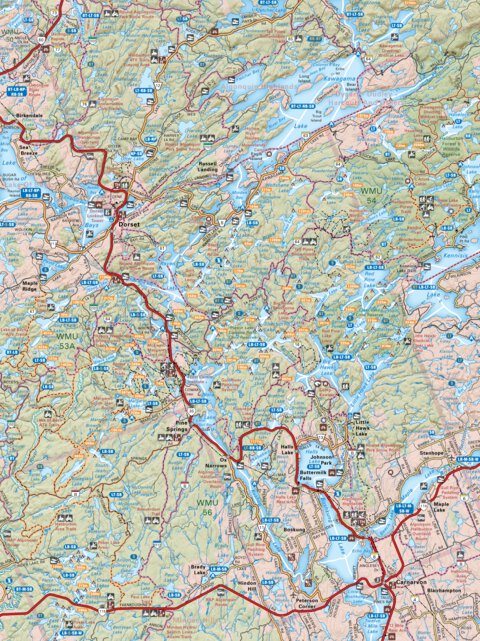 CCON52 Dorset - Cottage Country Ontario Topo Preview 1