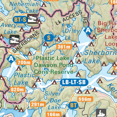 CCON52 Dorset - Cottage Country Ontario Topo Preview 2