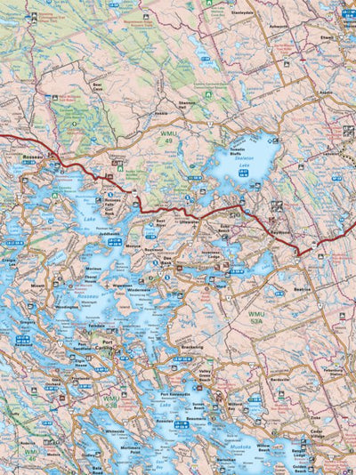 CCON50 Port Carling - Cottage Country Ontario Topo Preview 1