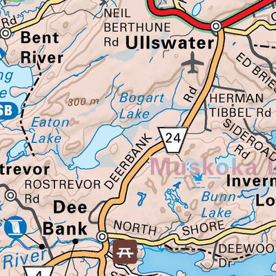 CCON50 Port Carling - Cottage Country Ontario Topo Preview 2