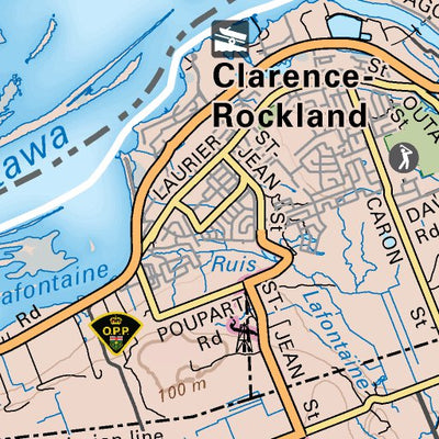 CCON80 Clarence-Rockland - Cottage Country Ontario Topo Preview 3