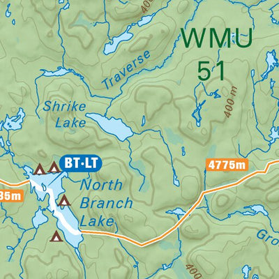 CCON91 Lake Travers - Cottage Country Ontario Topo Preview 2