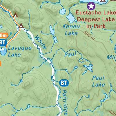 CCON91 Lake Travers - Cottage Country Ontario Topo Preview 3