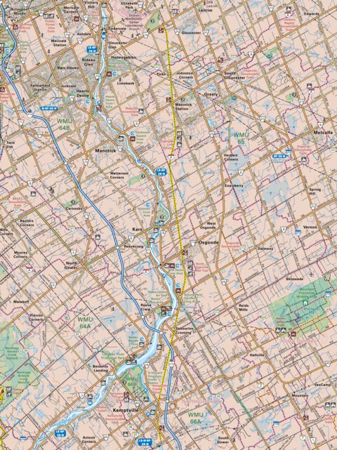 CCON61 Kemptville - Cottage Country Ontario Topo Preview 1