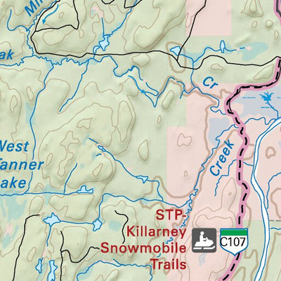 CCON96 Burwash - Cottage Country Ontario Topo Preview 2