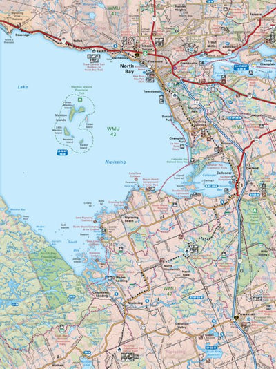 CCON100 North Bay - Cottage Country Ontario Topo Preview 1