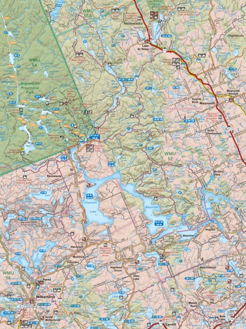 CCON54 Wilberforce - Cottage Country Ontario Topo Preview 1