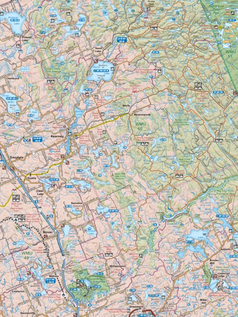 CCON69 Kearney - Cottage Country Ontario Topo Preview 1