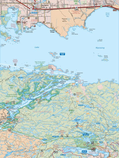 CCON99 Sturgeon Falls - Cottage Country Ontario Topo Preview 1