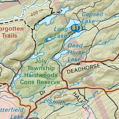 CCON88 North Tea Lake - Cottage Country Ontario Topo Preview 3