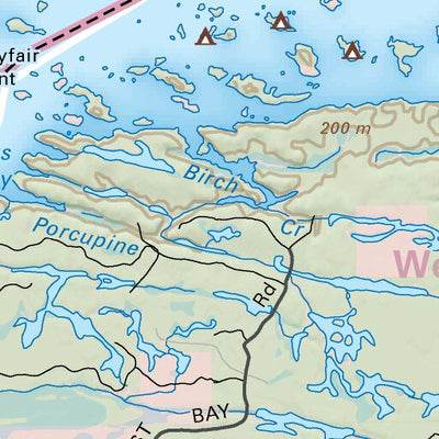 CCON98 Wolseley Bay - Cottage Country Ontario Topo Preview 2