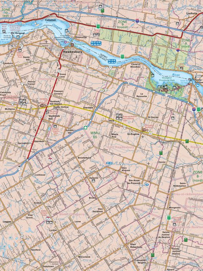 CCON82 Hawkesbury - Cottage Country Ontario Topo Preview 1
