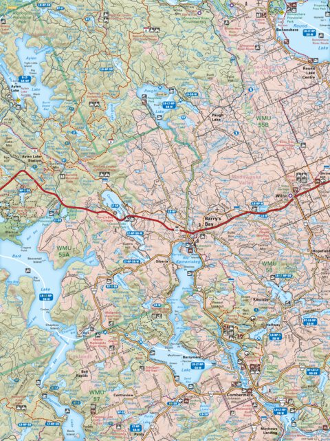 CCON73 Barry's Bay - Cottage Country Ontario Topo Preview 1