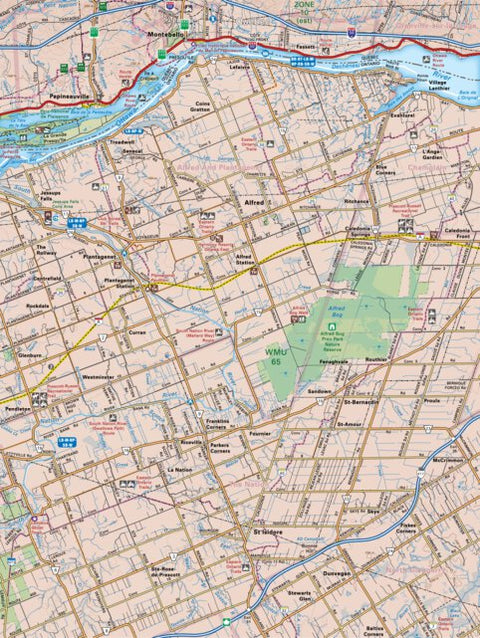 CCON81 Alfred - Cottage Country Ontario Topo Preview 1