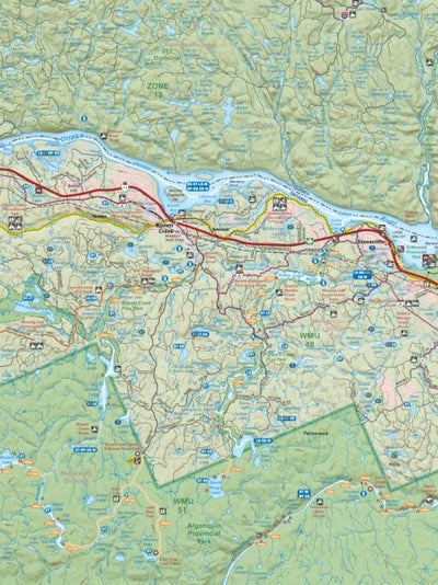 CCON104 Bissett Creek - Cottage Country Ontario Topo Preview 1