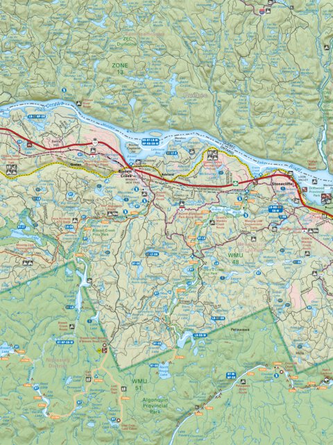 CCON104 Bissett Creek - Cottage Country Ontario Topo Preview 1
