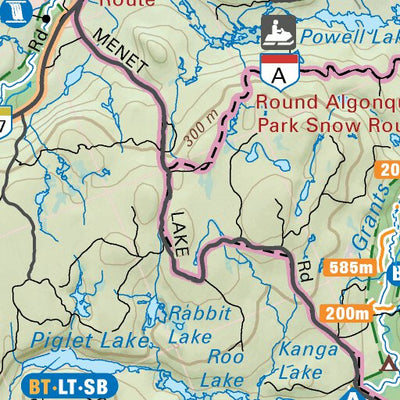 CCON104 Bissett Creek - Cottage Country Ontario Topo Preview 2
