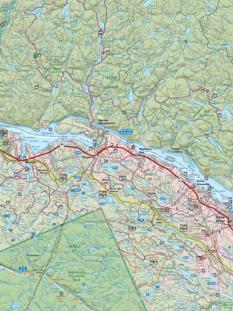 CCON105 Deep River - Cottage Country Ontario Topo Preview 1