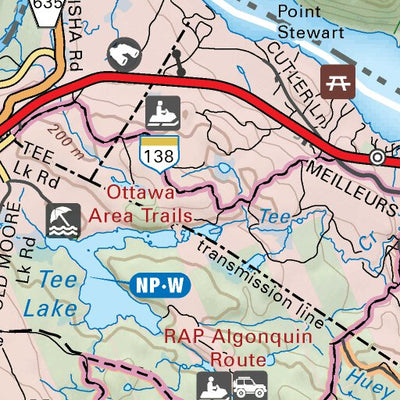 CCON105 Deep River - Cottage Country Ontario Topo Preview 2