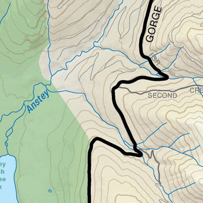 North Shuswap Emergency Route Out Map - British Columbia Preview 2
