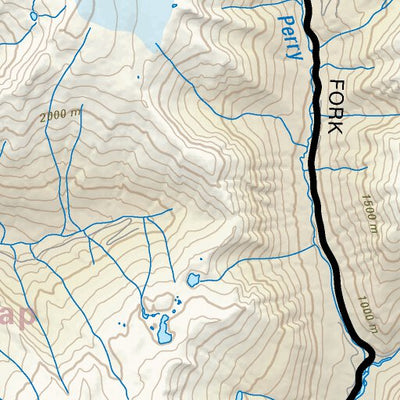 North Shuswap Emergency Route Out Map - British Columbia Preview 3