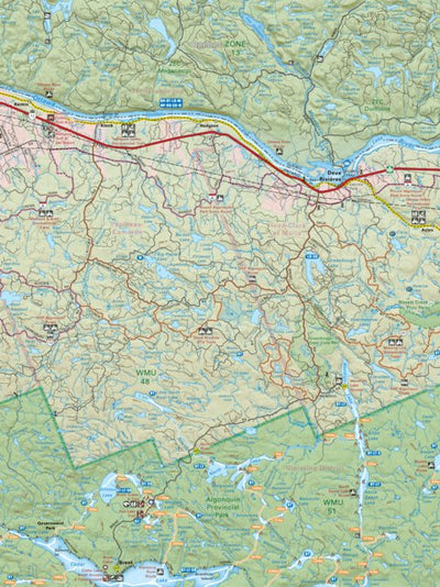 CCON103 Deux Rivières - Cottage Country Ontario Topo Preview 1