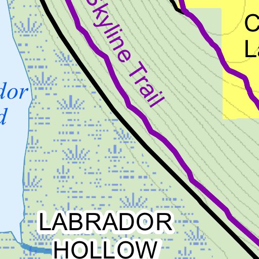 Labrador Hollow Unique Area Map by NYSDEC | Avenza Maps
