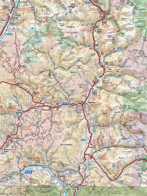 KRBC03 Salmo - Kootenay Rockies BC Topo BC Topo-2023 Preview 1