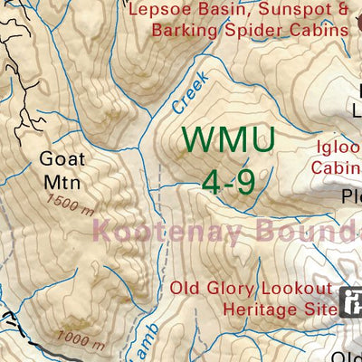 KRBC02 Castlegar Trail - Kootenay Rockies BC Topo-2023 Preview 3
