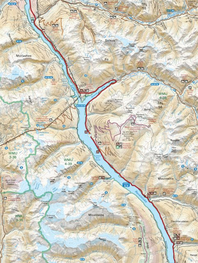 KRBC40 Downie Creek - Kootenay Rockies BC Topo-2023 Preview 1