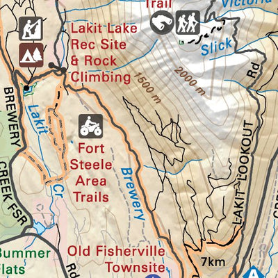 KRBC15 Cranbrook Kimberley - Kootenay Rockies BC Topo-2023 Preview 3