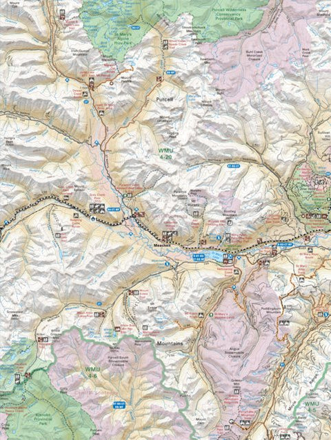 KRBC14 St Mary Lake - Kootenay Rockies BC Topo-2023 Preview 1