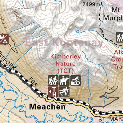 KRBC14 St Mary Lake - Kootenay Rockies BC Topo-2023 Preview 2