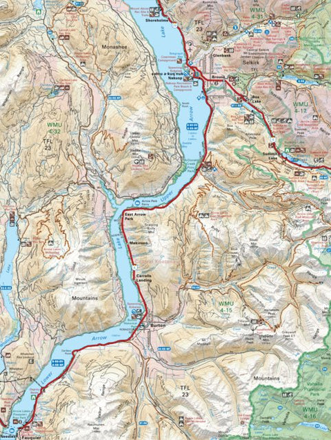 KRBC19 Nakusp - Kootenay Rockies BC Topo-2023 Preview 1