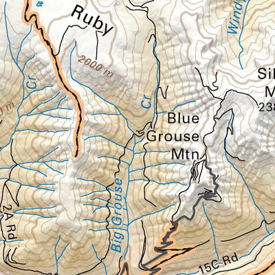 KRBC19 Nakusp - Kootenay Rockies BC Topo-2023 Preview 3
