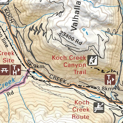 KRBC11 Slocan Valley - Kootenay Rockies BC Topo-2023 Preview 2