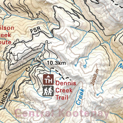 KRBC20 New Denver - Kootenay Rockies BC Topo-2023 Preview 2