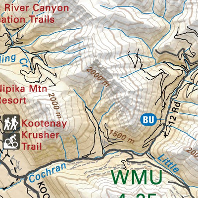 KRBC31 Fairmont Hot Springs - Kootenay Rockies BC Topo-2023 Preview 3