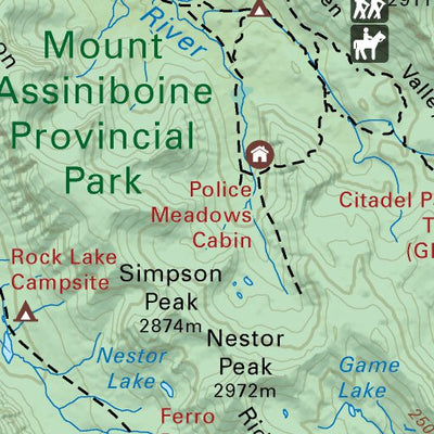 KRBC39 Mt Assiniboine Prov Park - Kootenay Rockies BC Topo-2023 Preview 2