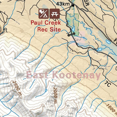 KRBC38 Kootenay National Park - Kootenay Rockies BC Topo-2023 Preview 2