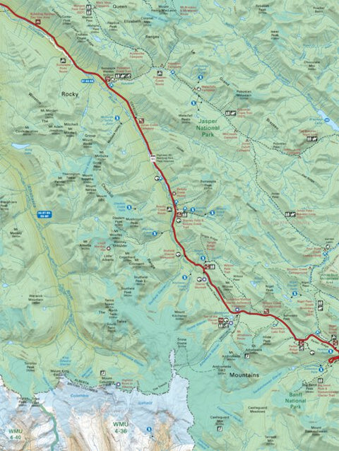 KRBC51 Columbia Icefield - Kootenay Rockies BC Topo-2023 Preview 1