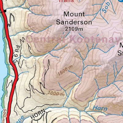 KRBC27 Shelter Bay - Kootenay Rockies BC Topo-2023 Preview 3