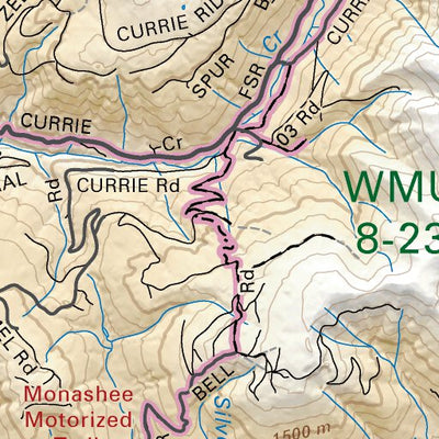 KRBC18 Cherryville - Kootenay Rockies BC Topo-2023 Preview 3