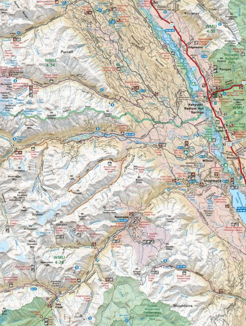 KRBC30 Invermere - Kootenay Rockies BC Topo-2023 Preview 1