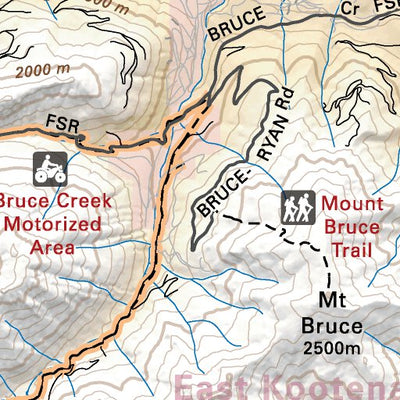 KRBC30 Invermere - Kootenay Rockies BC Topo-2023 Preview 2
